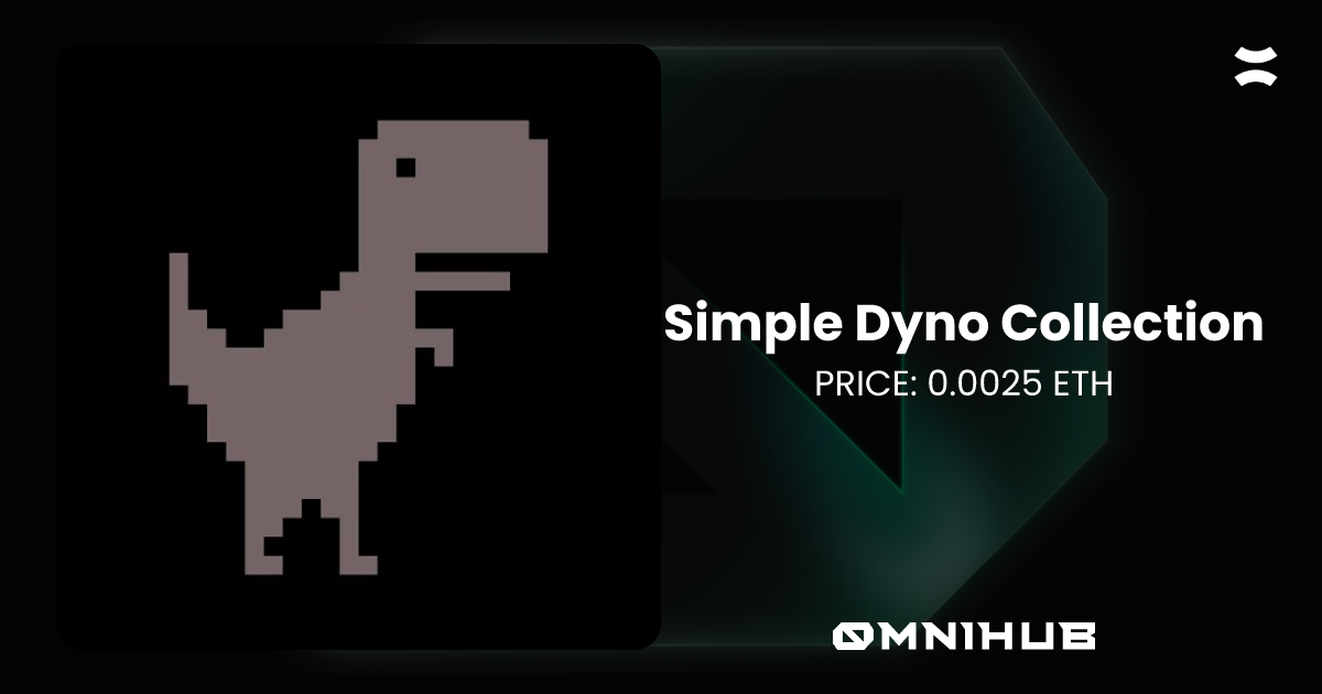 Simple Dyno Collection | Unique Digital Art on OmniHub NFT Launchpad