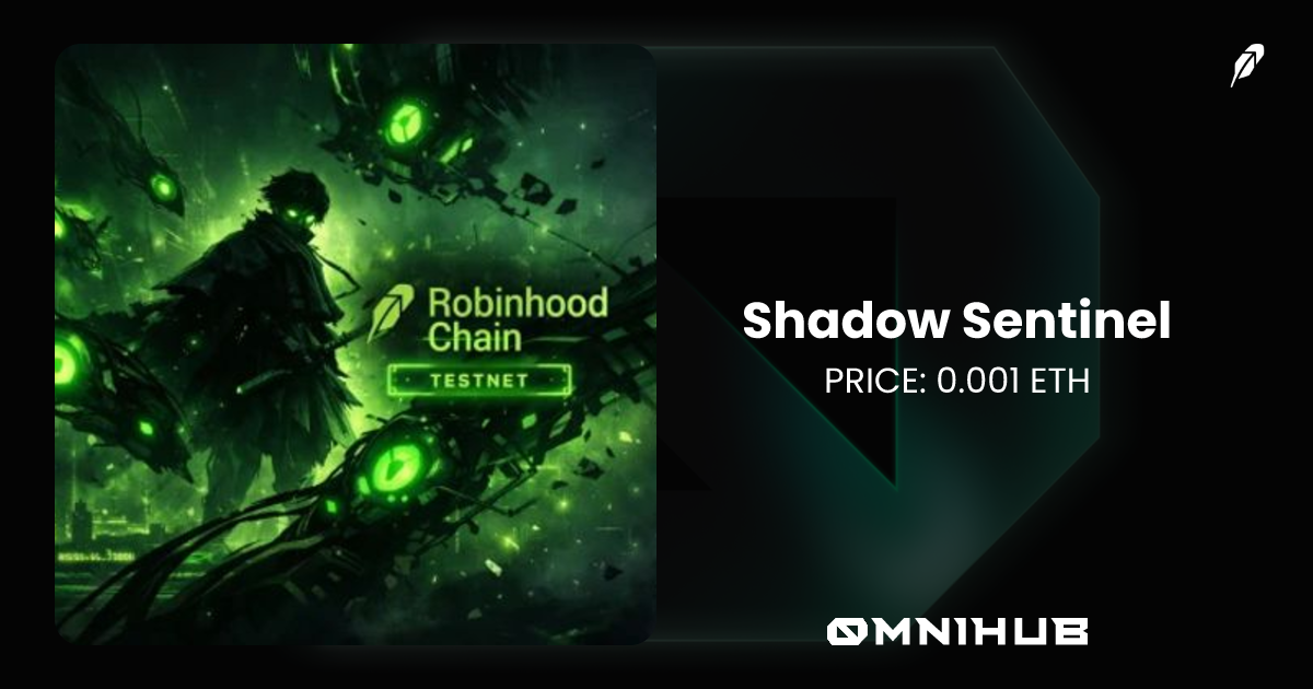 Shadow Sentinel | Unique Digital Art on OmniHub NFT Launchpad
